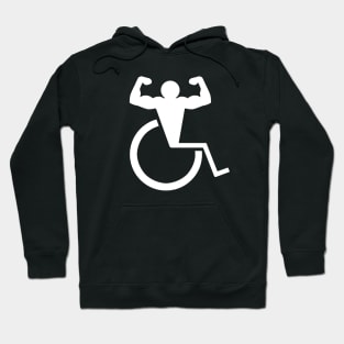 WHeelchair Bodybuilder Logo Hoodie